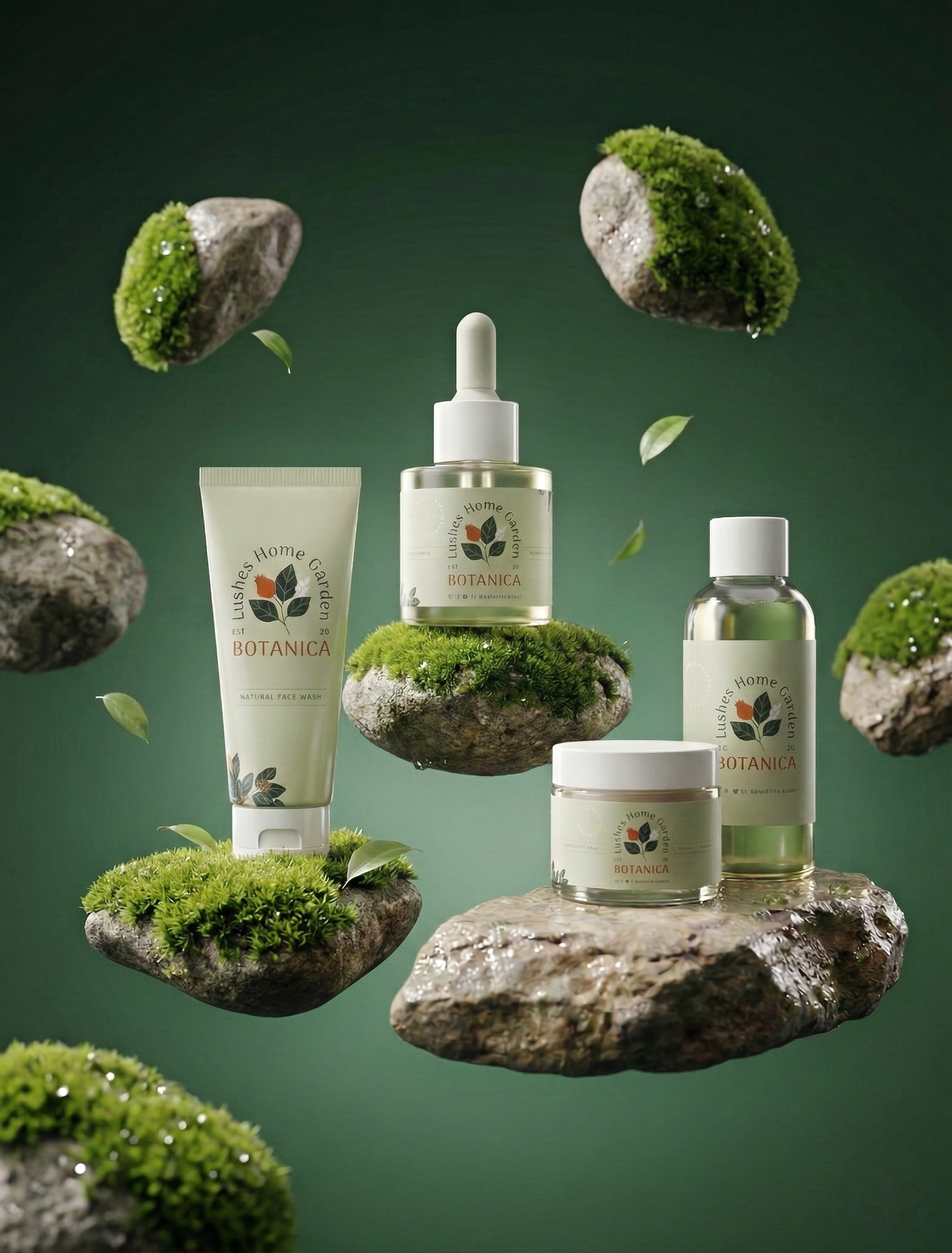Botanica Skincare Product Render