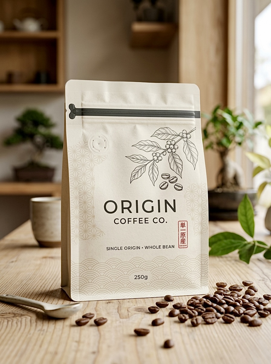 Origin Coffee Packaging Front